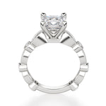 Load image into Gallery viewer, Infinite Love Cushion Cut 0.50 Ct Center Engagement Ring Moissanite
