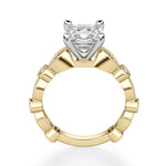 Load image into Gallery viewer, Infinite Love Cushion Cut 0.50 Ct Center Engagement Ring Moissanite
