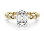 Load image into Gallery viewer, Infinite Love Oval Cut 1.00 Ct Center Engagement Ring Moissanite
