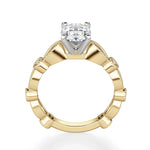 Load image into Gallery viewer, Infinite Love Oval Cut 1.00 Ct Center Engagement Ring Moissanite
