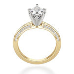 Load image into Gallery viewer, Irene Pear Cut 2.00 Ct Center Engagement Ring Moissanite
