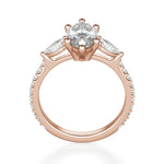 Load image into Gallery viewer, Pear Side Stone Accented Marquise Cut 1.50 Ct Center Engagement Ring
