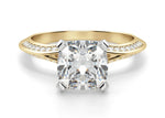 Load image into Gallery viewer, Irene Cushion Cut 0.50 Ct Center Engagement Ring Moissanite
