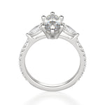 Load image into Gallery viewer, Pear Side Stone Accented Marquise Cut 1.50 Ct Center Engagement Ring
