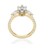 Load image into Gallery viewer, Pear Side Stone Accented Marquise Cut 1.50 Ct Center Engagement Ring
