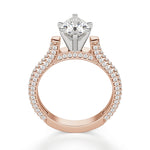 Load image into Gallery viewer, Seine Pear Cut 0.50 Ct Center Engagement Ring Moissanite
