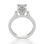 Load image into Gallery viewer, Seine Emerald Cut 1.00 Ct Center Engagement Ring Moissanite
