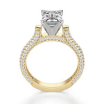 Load image into Gallery viewer, Seine Emerald Cut 1.00 Ct Center Engagement Ring Moissanite
