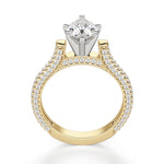 Load image into Gallery viewer, Seine Pear Cut 0.50 Ct Center Engagement Ring Moissanite
