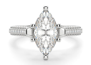 Seine Marquise Cut 2.00 Ct Center Engagement Ring