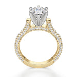 Load image into Gallery viewer, Seine Round Cut 1.50 Ct Centre Engagement Ring Moissanite
