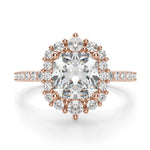 Load image into Gallery viewer, Barcelona Cushion Cut 1.50 Ct Center Engagement Ring
