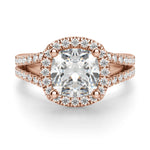 Load image into Gallery viewer, Palm Springs Cushion Cut 0.50 Ct Center Engagement Ring Moissanite
