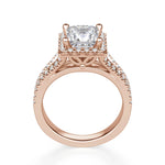 Load image into Gallery viewer, Palm Springs Princess Cut 1.00 Ct Center Engagement Ring Moissanite
