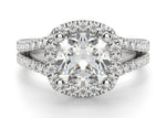 Load image into Gallery viewer, Palm Springs Cushion Cut 0.50 Ct Center Engagement Ring Moissanite
