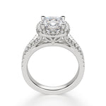 Load image into Gallery viewer, Palm Springs Cushion Cut 0.50 Ct Center Engagement Ring Moissanite
