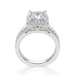 Load image into Gallery viewer, Palm Springs Princess Cut 1.00 Ct Center Engagement Ring Moissanite
