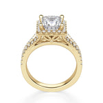 Load image into Gallery viewer, Palm Springs Princess Cut 1.00 Ct Center Engagement Ring Moissanite
