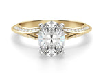 Load image into Gallery viewer, Irene Oval Cut 1.00 Ct Center Engagement Ring Moissanite
