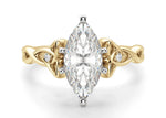 Load image into Gallery viewer, Celtic Knot Marquise Cut 2.00 Ct Center Engagement Ring Moissanite
