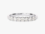 Load image into Gallery viewer, U-prong Seven Stone Moissanite Anniversary Band (0.35 Ct Tw)