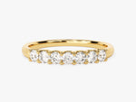 Load image into Gallery viewer, U-prong Seven Stone Moissanite Anniversary Band (0.35 Ct Tw)