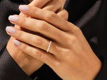 Load image into Gallery viewer, U-prong Seven Stone Moissanite Anniversary Band (0.35 Ct Tw)
