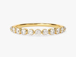 Load image into Gallery viewer, Floating Eleven Stone Moissanite Anniversary Band (0.55 Ct Tw)
