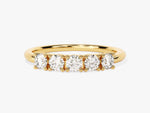 Load image into Gallery viewer, Five Stone Basket Moissanite Anniversary Band (0.50 Ct Tw)
