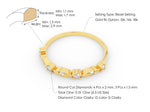 Load image into Gallery viewer, Vintage Stackable Moissanite Wedding Band