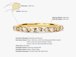 Load image into Gallery viewer, Marquise And Double Round Half Eternity Moissanite Wedding Band
