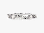 Load image into Gallery viewer, Marquise And Round Cluster Moissanite Wedding Band
