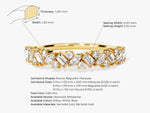 Load image into Gallery viewer, Multi-cut Cluster Moissanite Wedding Band
