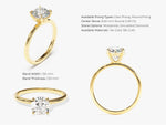 Load image into Gallery viewer, Solitaire Round Cut Moissanite Engagement Ring