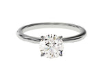 Load image into Gallery viewer, 4-prong Solitaire Round Cut Moissanite Engagement Ring (1.00 Ct)
