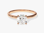 Load image into Gallery viewer, Solitaire Round Cut Moissanite Engagement Ring