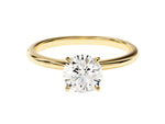 Load image into Gallery viewer, Solitaire Round Cut Moissanite Engagement Ring