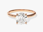 Load image into Gallery viewer, 4-prong Solitaire Round Cut Moissanite Engagement Ring (1.50 Ct)
