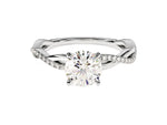 Load image into Gallery viewer, Twist Moissanite Engagement Ring (1.00 Ct)
