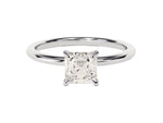 Load image into Gallery viewer, Asscher Cut Solitaire Moissanite Engagement Ring (1.00 Ct)
