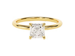 Load image into Gallery viewer, Asscher Cut Solitaire Moissanite Engagement Ring (1.00 Ct)
