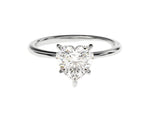 Load image into Gallery viewer, Heart Cut Solitaire Moissanite Engagement Ring (1.50 Ct)
