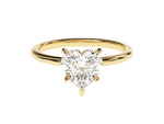 Load image into Gallery viewer, Heart Cut Solitaire Moissanite Engagement Ring (1.50 Ct)
