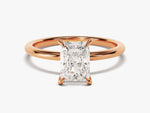 Load image into Gallery viewer, Radiant Cut Solitaire Moissanite Engagement Ring (1.50 Ct)
