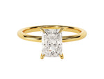 Load image into Gallery viewer, Radiant Cut Solitaire Moissanite Engagement Ring (1.50 Ct)
