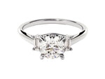 Load image into Gallery viewer, Three Stone Moissanite Engagement Ring With Emerald Cut Accents (1.40 Ct)
