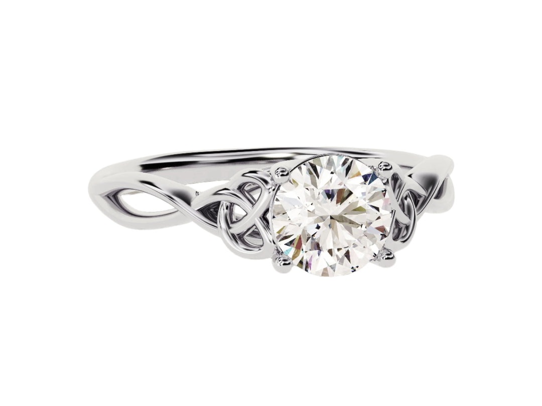 Art Deco Moissanite Engagement Ring (1.00 Ct)