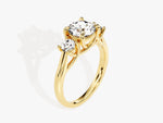 Load image into Gallery viewer, Trellis Three Stone Round Moissanite Engagement Ring (2.00 Ct Tw)
