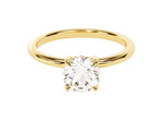 Load image into Gallery viewer, Hidden Halo Round Moissanite Engagement Ring (1.00 Ct)
