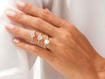 Load image into Gallery viewer, Heart Cut Moissanite Engagement Ring With Pave Set Side Stones (1.00 Ct)

